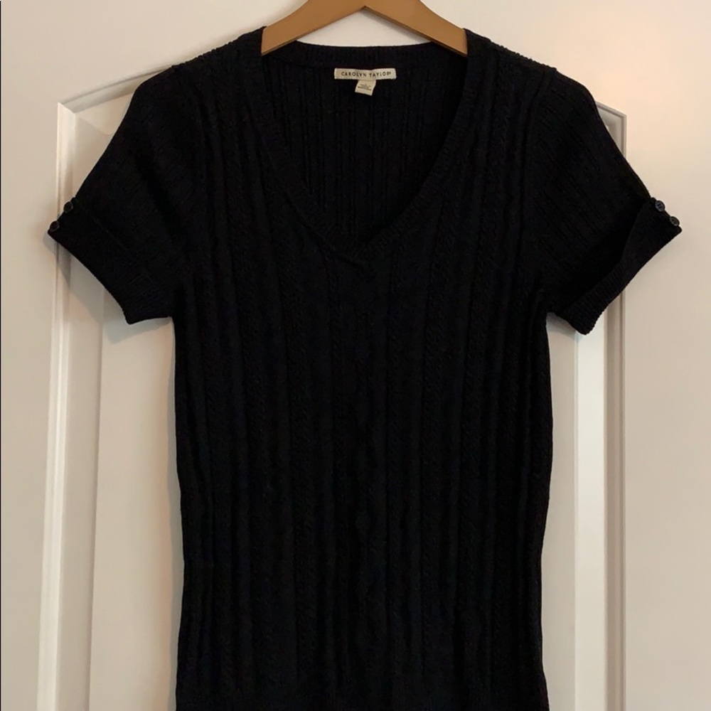 GUC black cable knit sweater